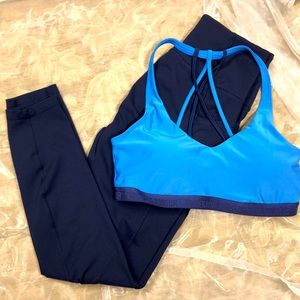Nautical Navy RBX athletic leggings